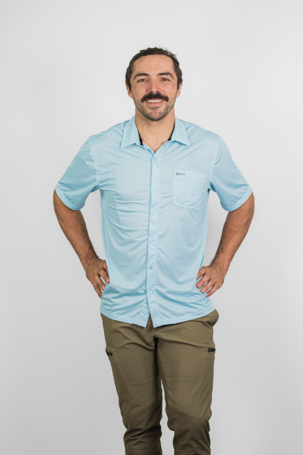 Camisa Flow Azul Claro